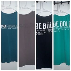 Alpha Forward t shirt LOT OF 4